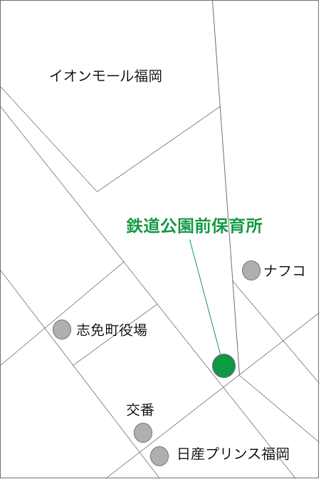 保育園の地図